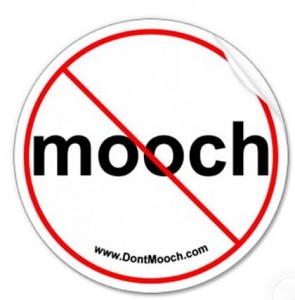 No mooching logo