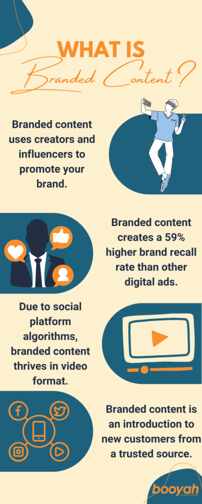 What is branded content? infographic